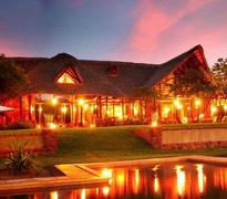 Main House at sunset